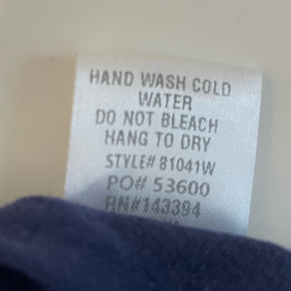 Navy Linen-Blend Elastic-Waist Maternity Shorts - Size XL - Picture 8 of 9